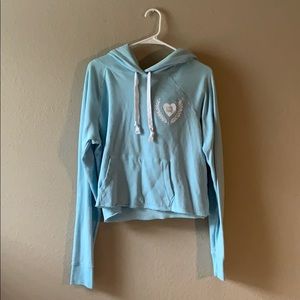Victoria Secret PINK: blue hoodie